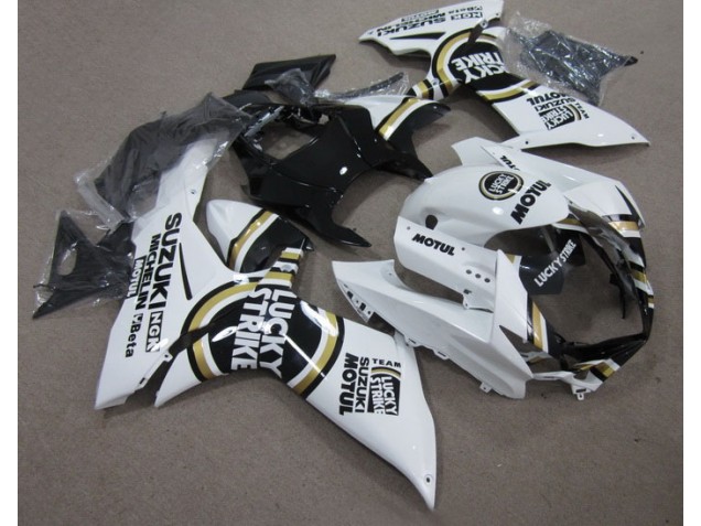 Discount 2011-2024 White Lucky Strike Black Motul Suzuki GSXR600 Motor Fairings Canada