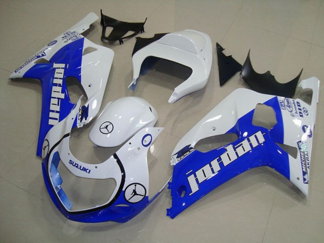 Discount 2001-2003 Blue White Jordan Suzuki GSXR750 Motorcycle Bodywork Canada