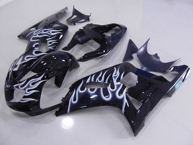 Discount 2001-2003 Blue White Flame Suzuki GSXR750 Motor Fairings Canada