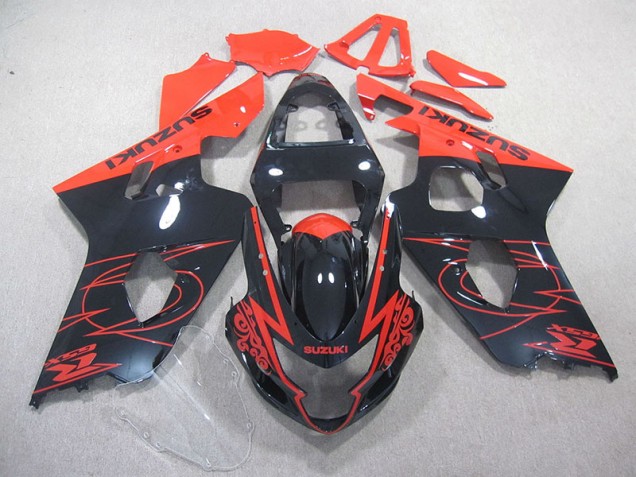 Discount 2004-2005 Red Black Suzuki GSXR750 Motorcycle Fairings Canada