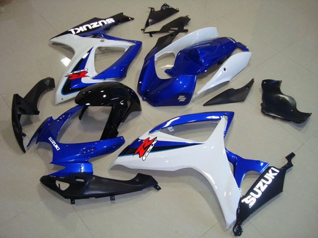 Discount 2006-2007 Blue White Black Suzuki GSXR750 Motorcycle Fairings Canada