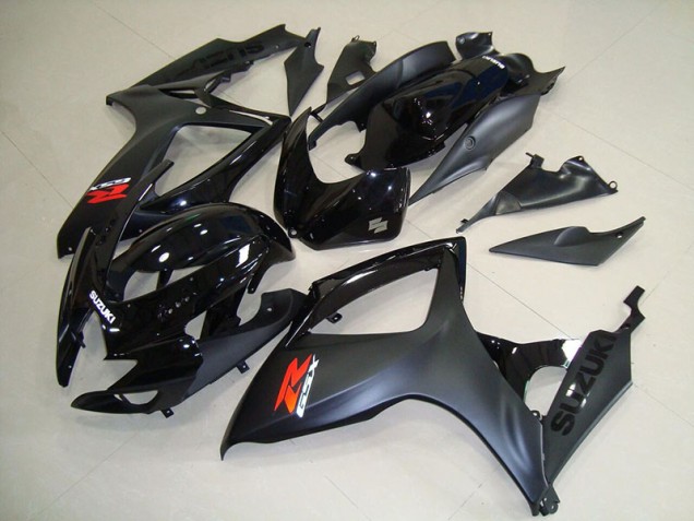 Discount 2006-2007 Matte Black Suzuki GSXR750 Motorcycle Fairings Canada