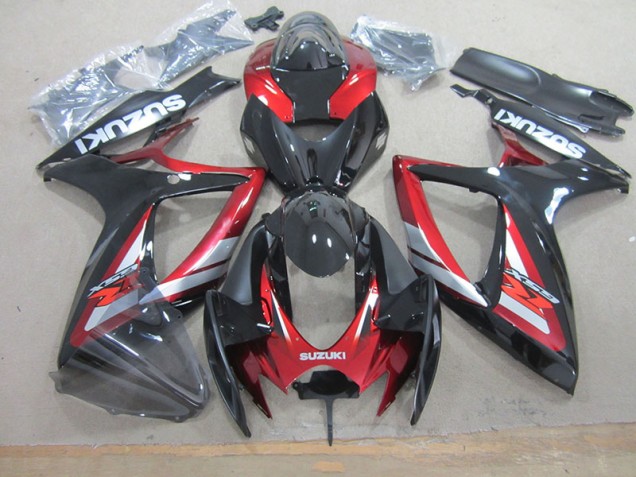 Discount 2006-2007 Black Red Suzuki GSXR750 Motorcycle Fairing Canada