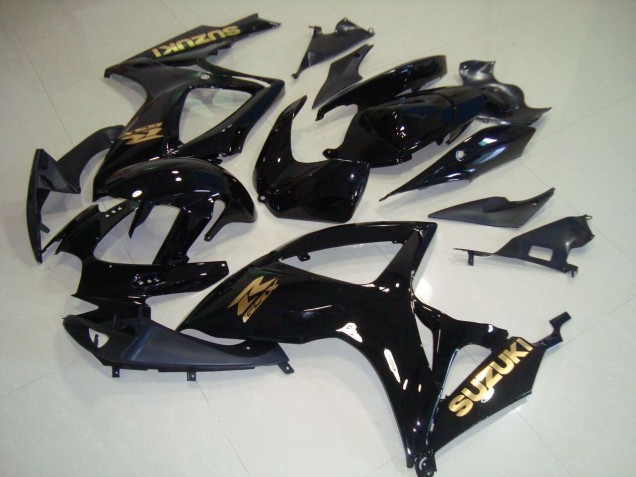 Discount 2006-2007 Black Gold Decal Suzuki GSXR750 Motorcycle Fairings Canada