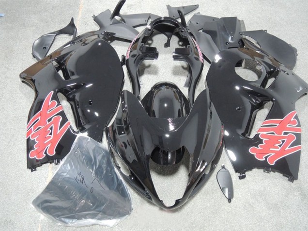 Discount 1996-2007 Black Red Decal Suzuki GSXR1300 Hayabusa Motorcycle Fairings Kit Canada