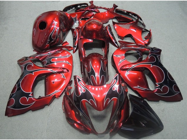 Discount 2008-2019 Red Black Flame Suzuki GSXR1300 Hayabusa Motorcycle Fairings Canada