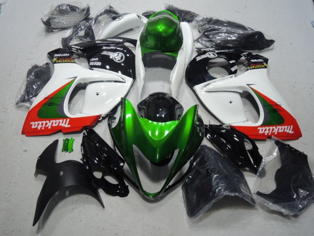 Discount 2008-2019 White Green Makita Suzuki GSXR1300 Hayabusa Replacement Fairings Canada