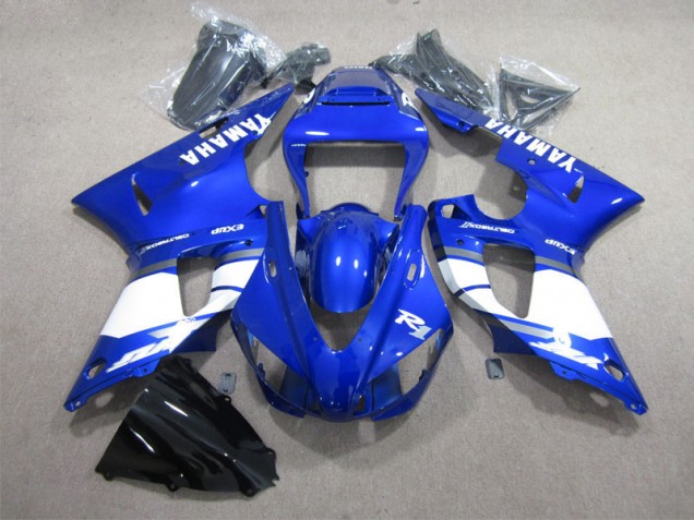 Discount 1998-1999 Blue White Decal Yamaha YZF R1 Moto Fairings Canada