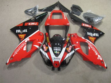 Discount 1998-1999 Red Black White Santander Yamaha YZF R1 Motorcycle Fairings Canada