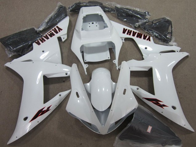 Discount 2002-2003 White Black Yamaha YZF R1 Motorcycle Fairing Kit Canada