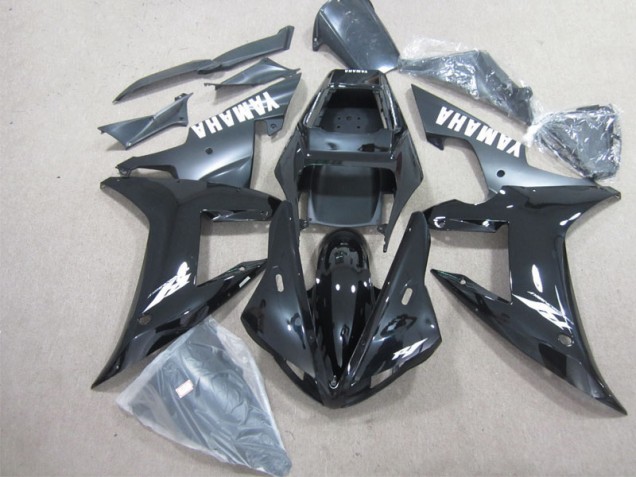 Discount 2002-2003 Black White Yamaha YZF R1 Bike Fairings Canada