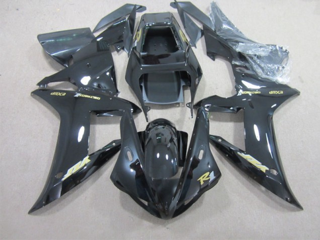 Discount 2002-2003 Black with Gold Decal Yamaha YZF R1 Motorbike Fairing Canada