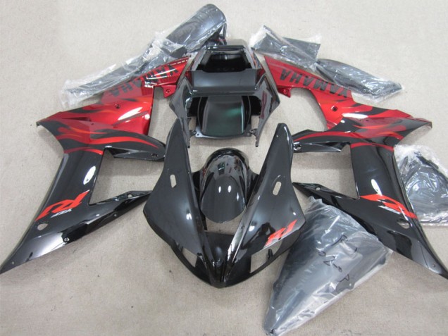 Discount 2002-2003 Black Red Decal Yamaha YZF R1 Motor Bike Fairings Canada