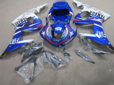 Discount 2002-2003 Blue White Motul Fiat Yamaha YZF R1 Moto Fairings Canada