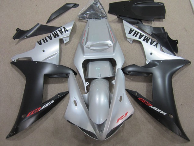 Discount 2002-2003 Silver Black Yamaha YZF R1 Motorcycle Replacement Fairings Canada