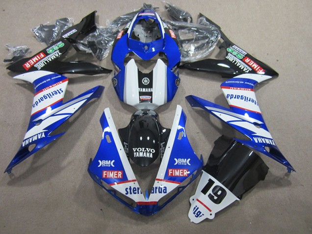 Discount 2004-2006 Blue White Volvo Sterilgarda 19 Yamaha YZF R1 Replacement Fairings Canada