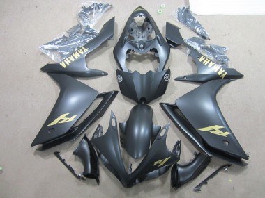 Discount 2007-2008 Black Gold Decal Yamaha YZF R1 Bike Fairing Canada