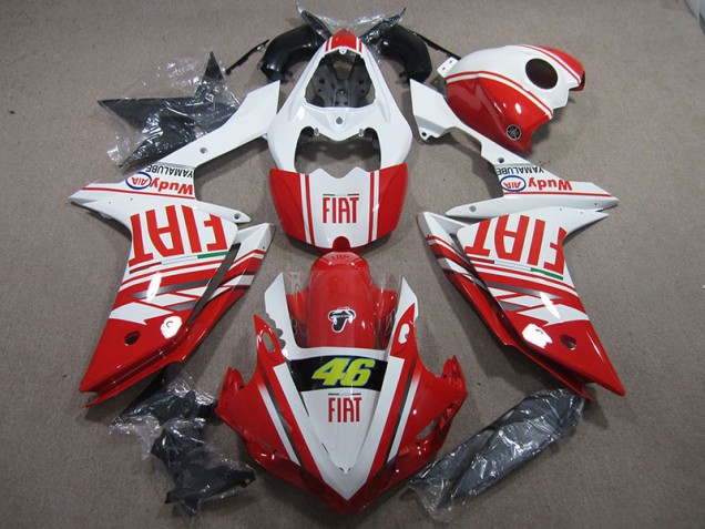 Discount 2007-2008 Red White Fiat 46 Yamaha YZF R1 Motor Bike Fairings Canada