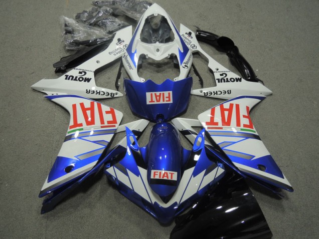 Discount 2007-2008 Blue White Red Fiat Yamaha YZF R1 Motorcycle Replacement Fairings Canada