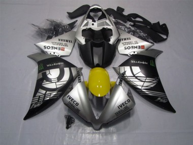 Discount 2012-2014 Black Silver Iveco Yamalube Monster Yamaha YZF R1 Motor Bike Fairings Canada