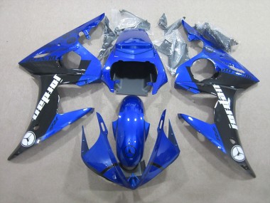 Discount 2003-2005 Blue Black Yamaha YZF R6 Replacement Motorcycle Fairings Canada