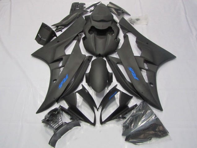 Discount 2006-2007 Black Blue Decal Yamaha YZF R6 Motorcycle Fairings Kit Canada