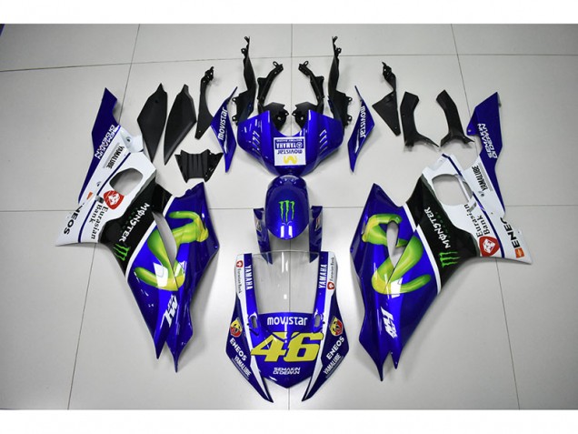 Discount 2017-2023 Monster Blue Movistar 46 Yamaha YZF R6 Motorcycle Bodywork Canada